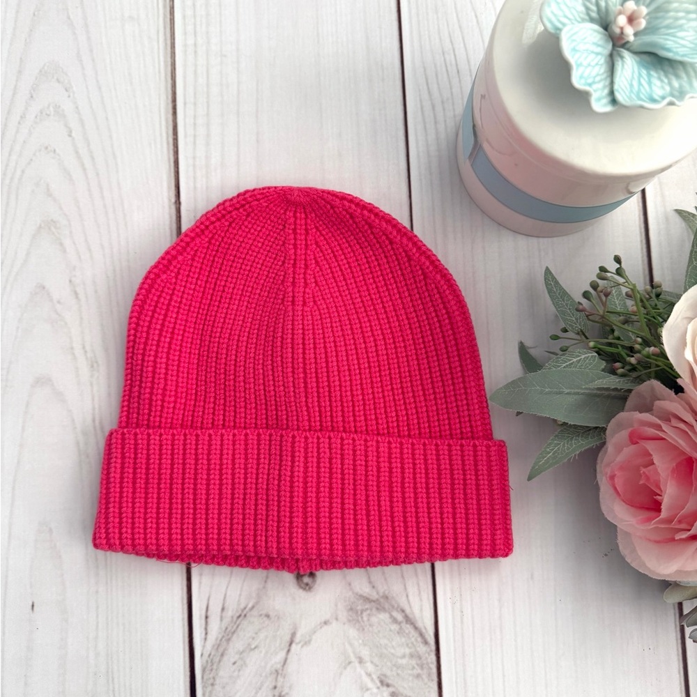 J.Crew Cozy Pink Knit Beanie